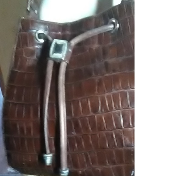 Fossil Brown Alligator Leather Purse 75032 - Picture 2 of 9